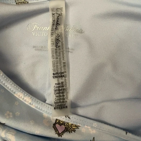 NWOT FRANKIES BIKINIS Estella Bikini Bottom- baby blue - Picture 4 of 7